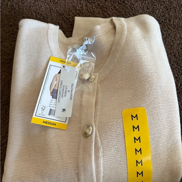 Nine West Beige Button-Up Cardigan - Picture 2 of 3